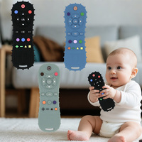 1pcs Baby Remote Control Teether Silicone Baby Anti-Eating Gloves Pacifier Bracelet Teething Stick Biting Toys