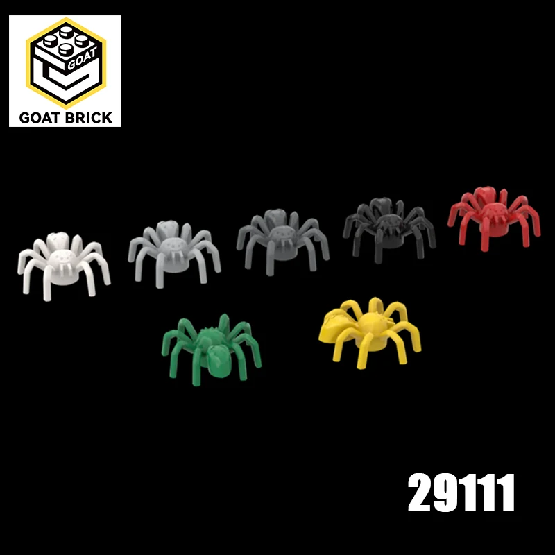 

MOC Bricks 29111 Паук для строительных блоков Запчасти Классический бренд Дети DIY Строительство Рождественский подарок Игрушки