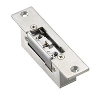 Hot-Electric Door Adjustable Lock-Tongue Secure Electric Strike Lock Door Double Unlock Mode NC/NO 12V Access Control System