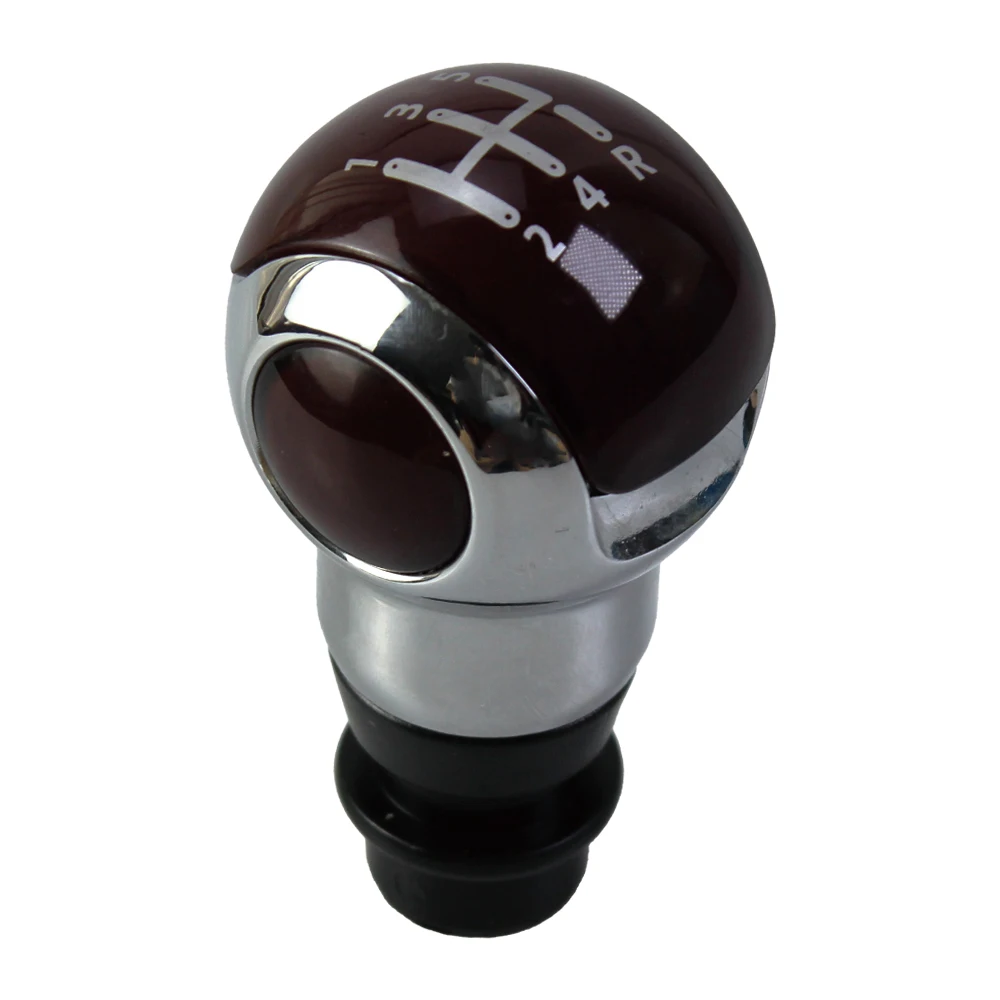 

Plastic Leather 5 Speed Gear Shift Knob for 208 and For 2008 Cars Providing Smooth Transition and Construction