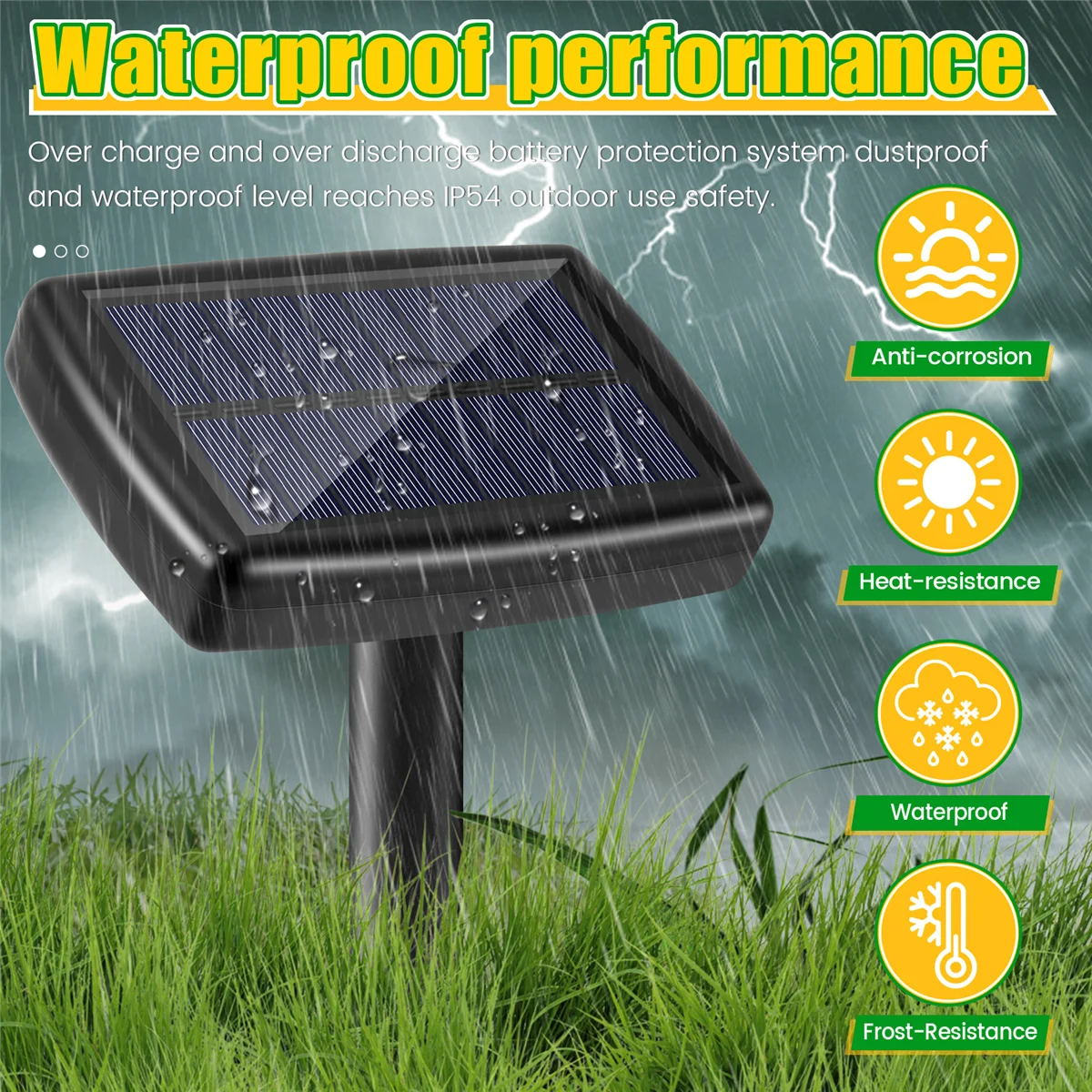 10 in 1 Solar Lights Outdoors Waterproof Solar Lawn Light Solar Power Light for Garden Path Pool Decoration