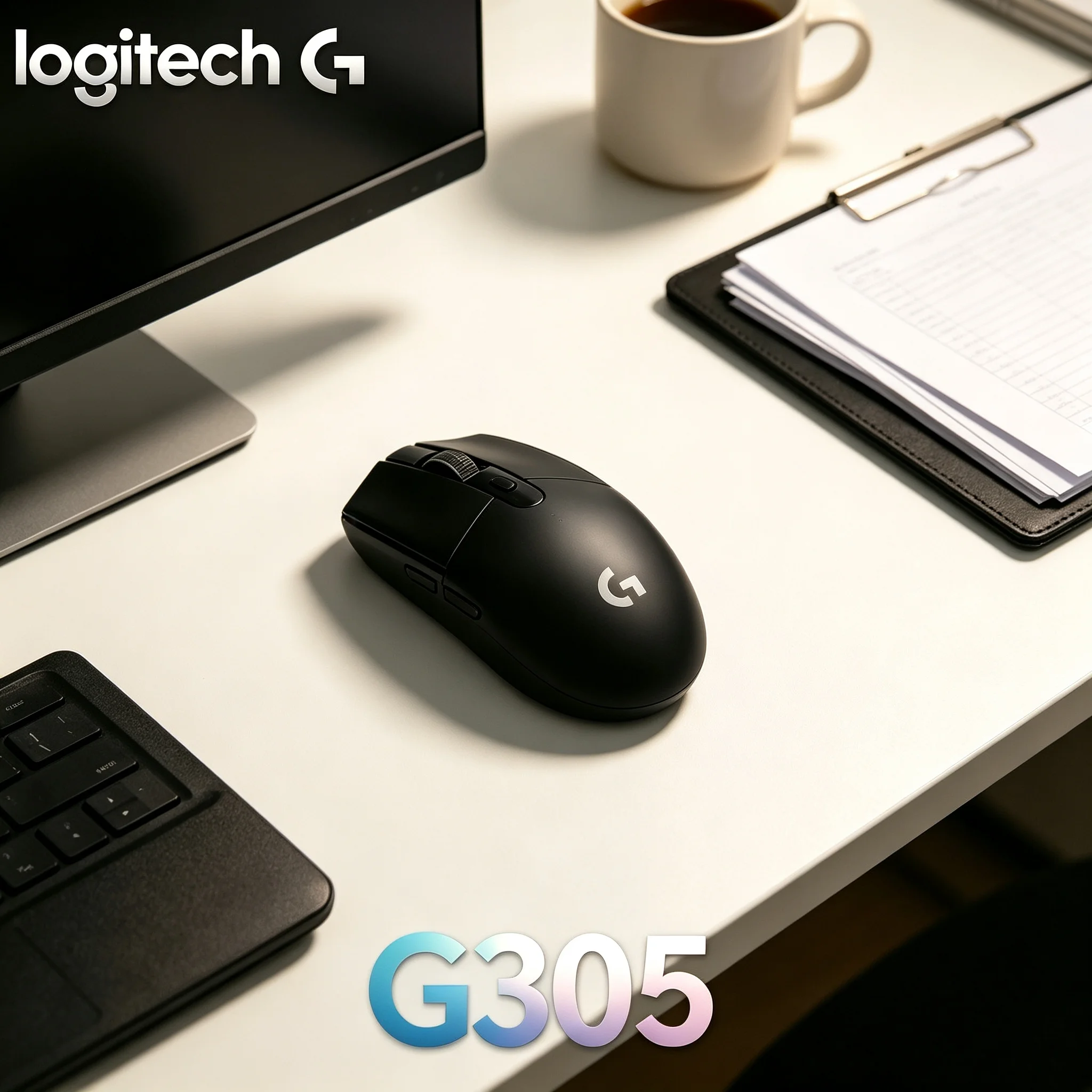 Logitech G305 High Accuracy Wireless Gaming Mouse HERO 12000DPI Low Latency For Game And Daily Office Work