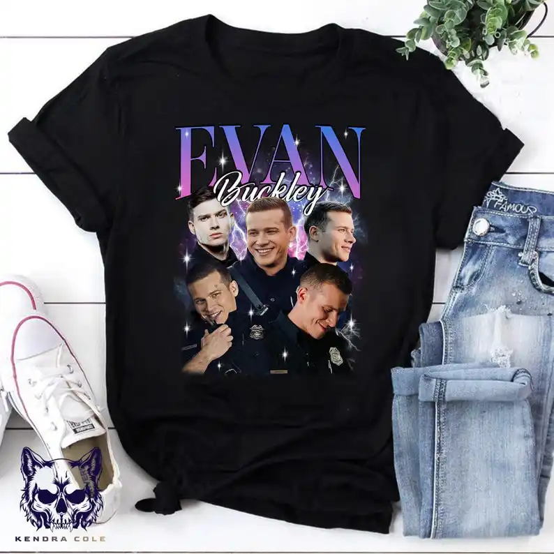 Evan Buckley Vintage Shirt, Nine Eleven Shirt, Series Retro Shirt, Evan Buckley 90's Vintage Gift for fan
