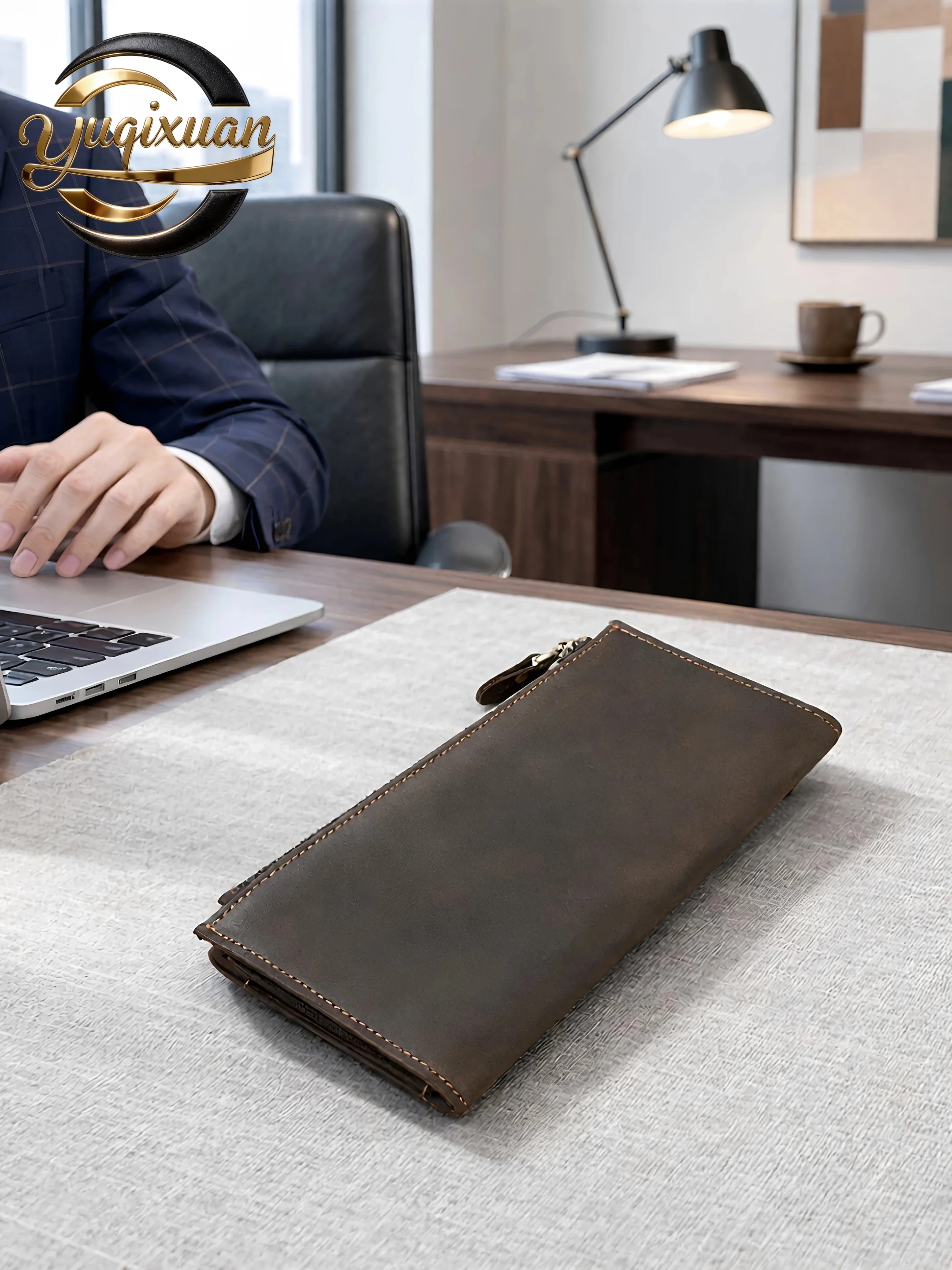 yuqixuan-genuine-leather-long-wallet-for-men-retro-multi-card-casual-hand-held-bag-crazy-leather-bifold-money-clip