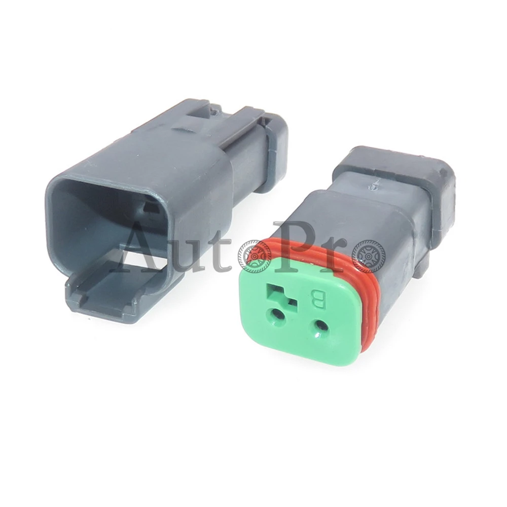 1 Set 2 Pin AC Assembly Automobile Wire Socket DT04-2P-E005 DT06-2S-EP06 Car Male Female Docking Adaptor Waterproof Sealed Plug