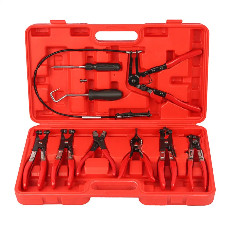 

Hose clamp pliers car hose clamp rotary jaw flat angle with car tool bits