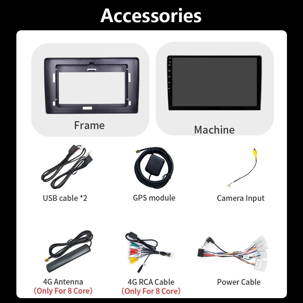 For TOYOTA Hiace 2012-2018 Car Radio Multimedia Video Player Android 13 4G Wireless Carplay Navigation GPS  2 din DVD Head Unit