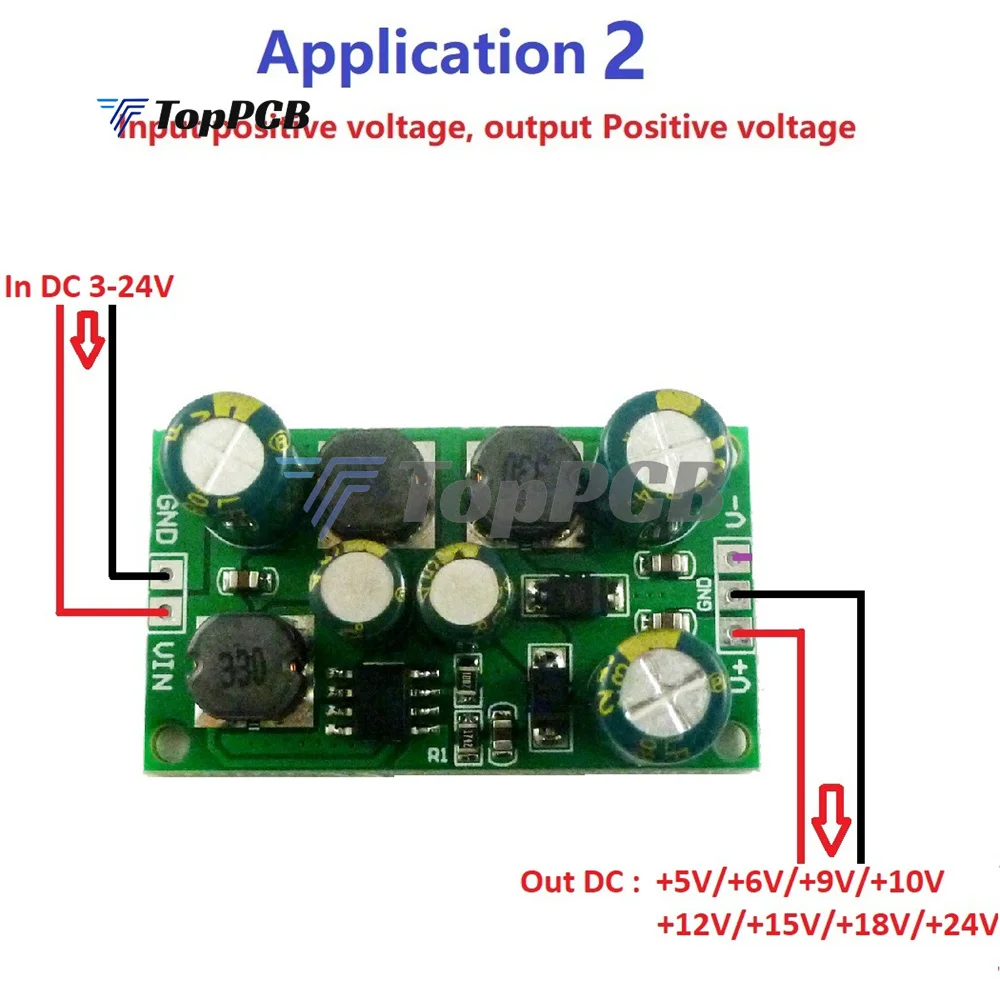18W DC-DC Step Up Down Buck Boost Converter 3-24V to ±5V 6V 9V 12V 15V 18V 24V Voltage Regulator Power Supply LED Driver Adapter