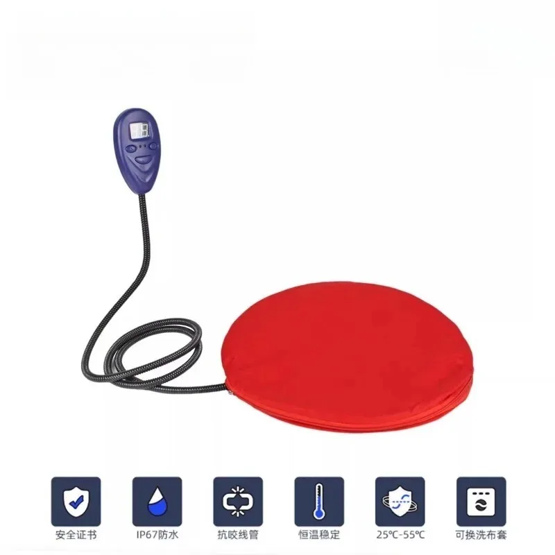 

Waterproof Pet Heating Pad, Chew Proof Cord & Constant Temperature Mat for Dogs, Cats, Kennel & Pet Bed