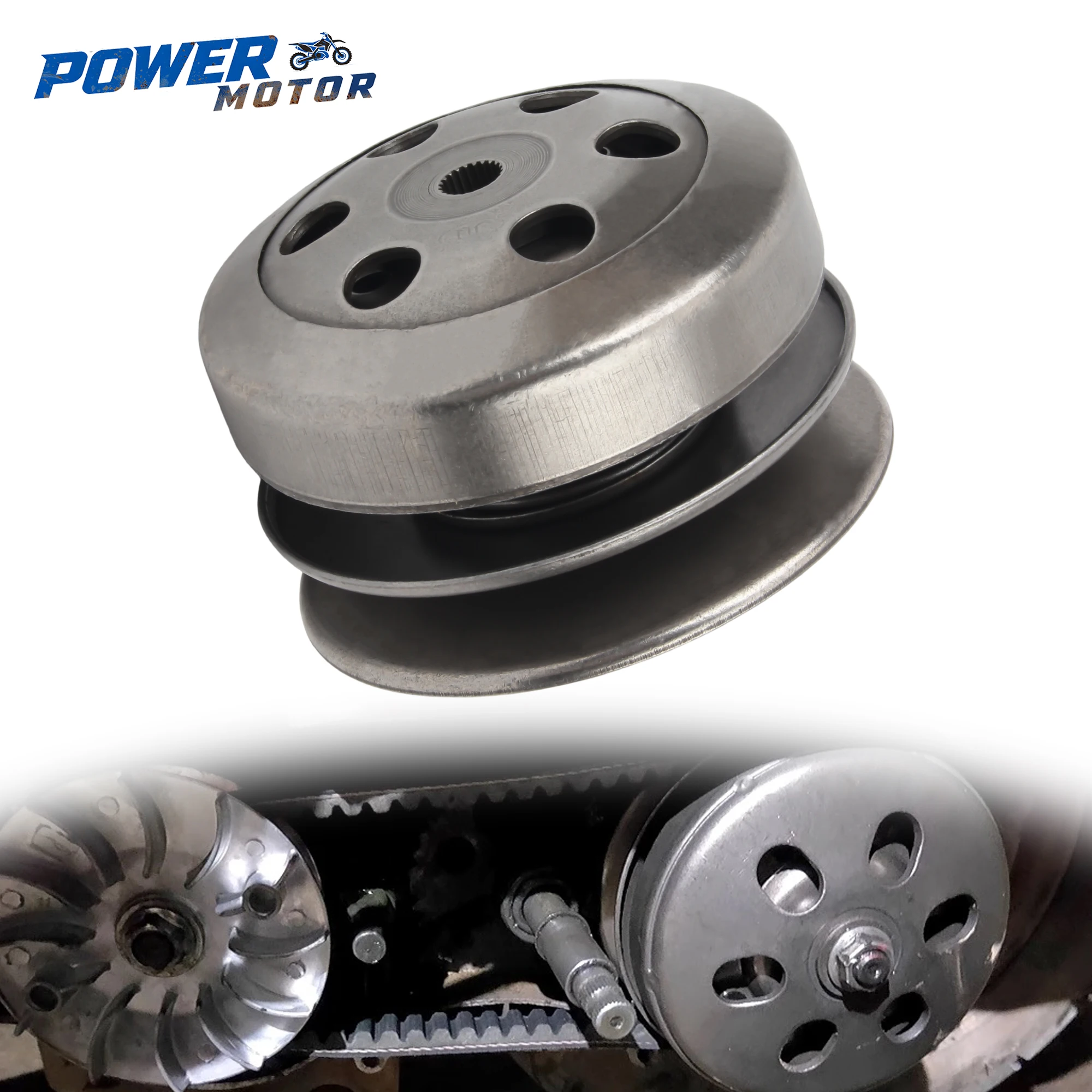 

Complete Clutch Assembly for 50cc GY6 QMB139 Engine for Baja Retro RT50 RT50-R Sun City SC50 Scooter Go-Kart Moped ATV Parts