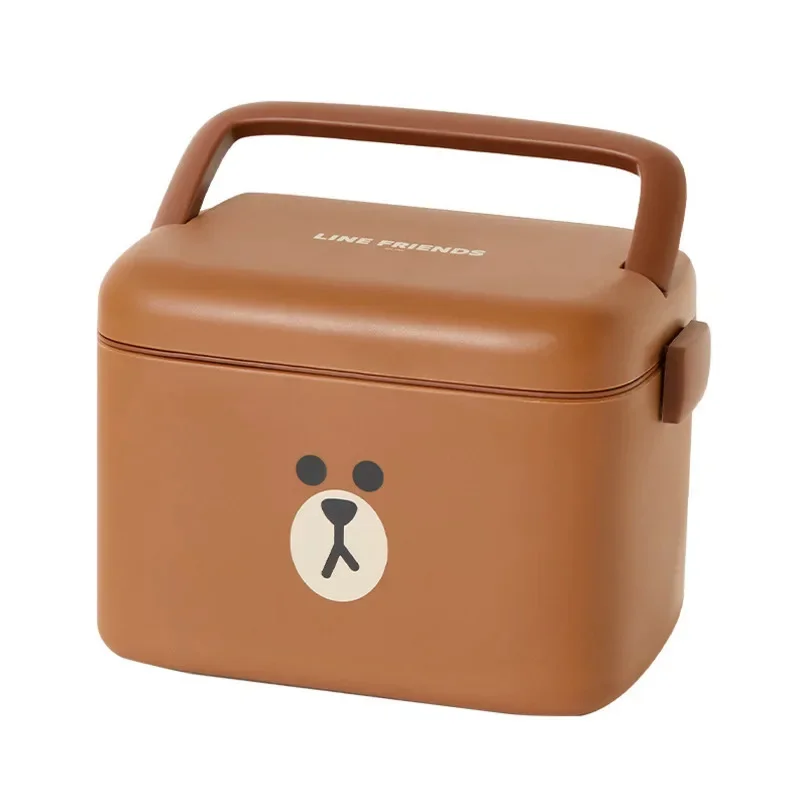 Rilakkuma Storage Box Home Use Medicine Box Emergency Medical Care Storage Box Large Capacity Multi Layer Medicine Box Lunch Box