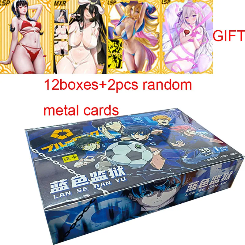 

2024 Newest Wholesale 12boxes Blue Lock Cards CCG TCG ACG Japanese Anime Yisagi Yoichi Red Mikage Booster Box CCG TCG Hobby Gift