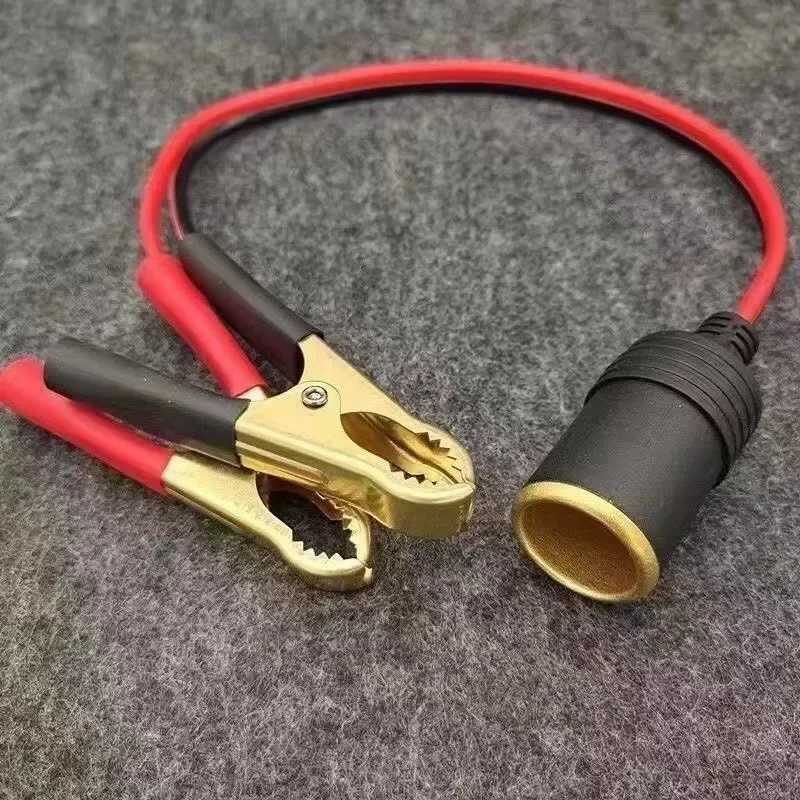 12V 24V samochodowy akumulator z czystej miedzi o dużej mocy z klipsem do zapalniczki gniazdo żeńskie 12V 24V wolt 220W wtyczka samochodowa