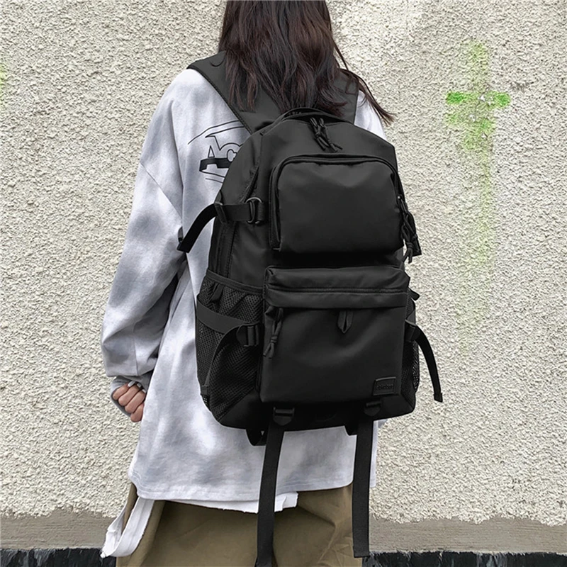 New Backpack Black Anti Theft Splashproof Fashion Bag For Teens Travel  Multifunctional Men Knapsack Outdoor Teenage Mochila