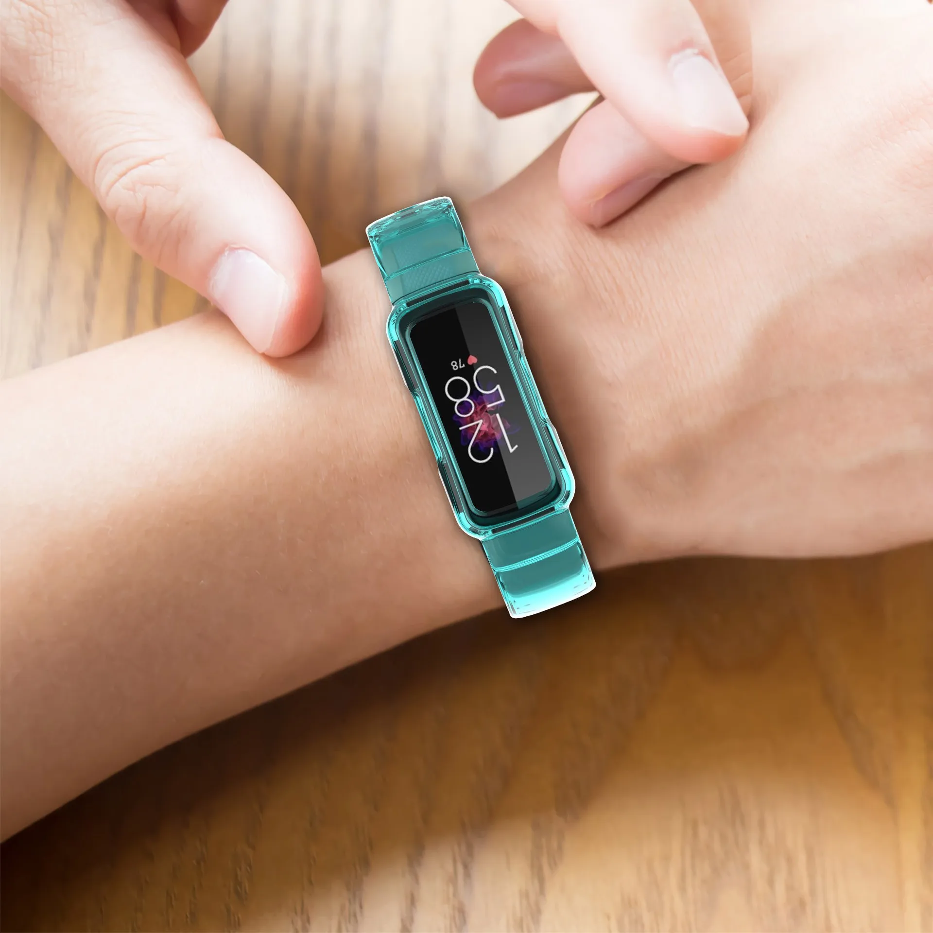 Krystalicznie czyste dla Fitbit Luxe Ace 3 2 bransoletka z paskiem Watchband dla Fitbit Inspire 2/Inspire/Inspire HR/Ace 3 opaska na rękę