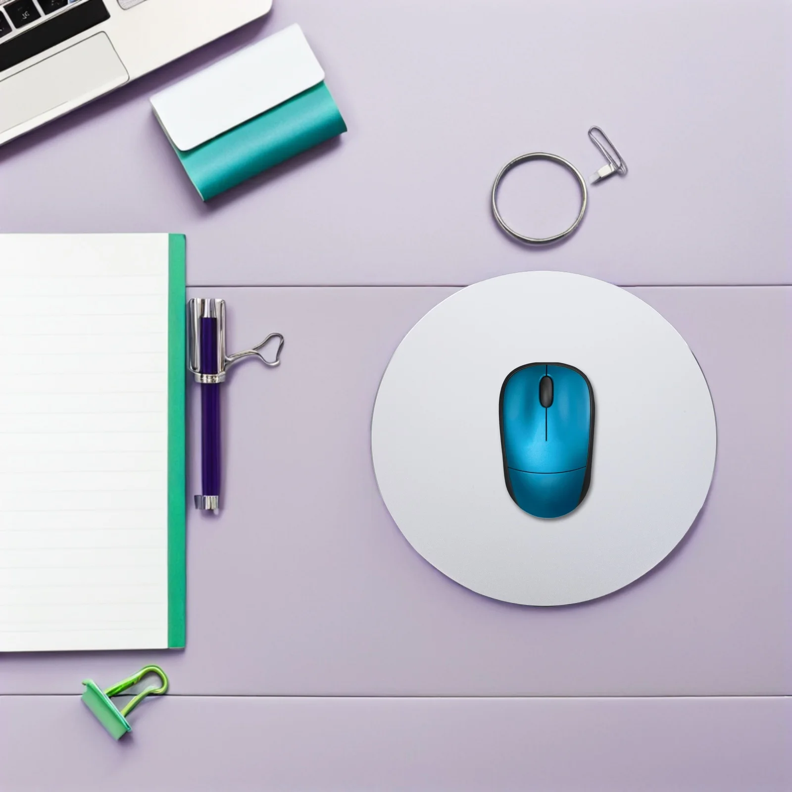 

Aluminum Alloy Metal Hard Mouse Pad Double-Sided Waterproof Smooth Surface Fast Accurate Control Office Bed Desk Use Silver