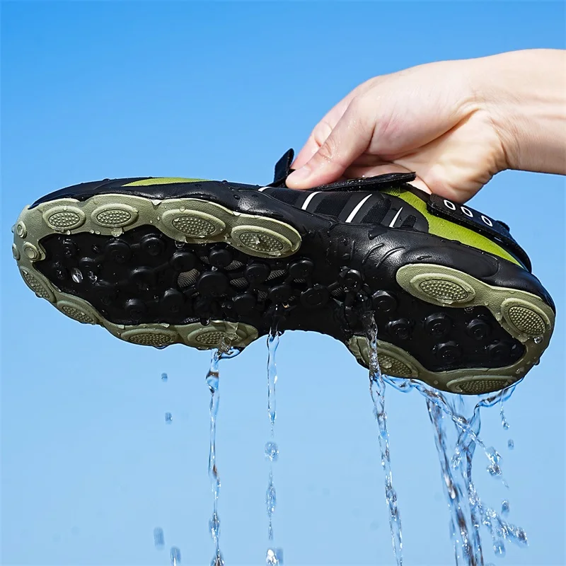 CAMSSOO-Chaussures d'eau respirantes à séchage rapide pour hommes et femmes, baskets de pêche, de trekking, de sport, de randonnée, de pataugeoire