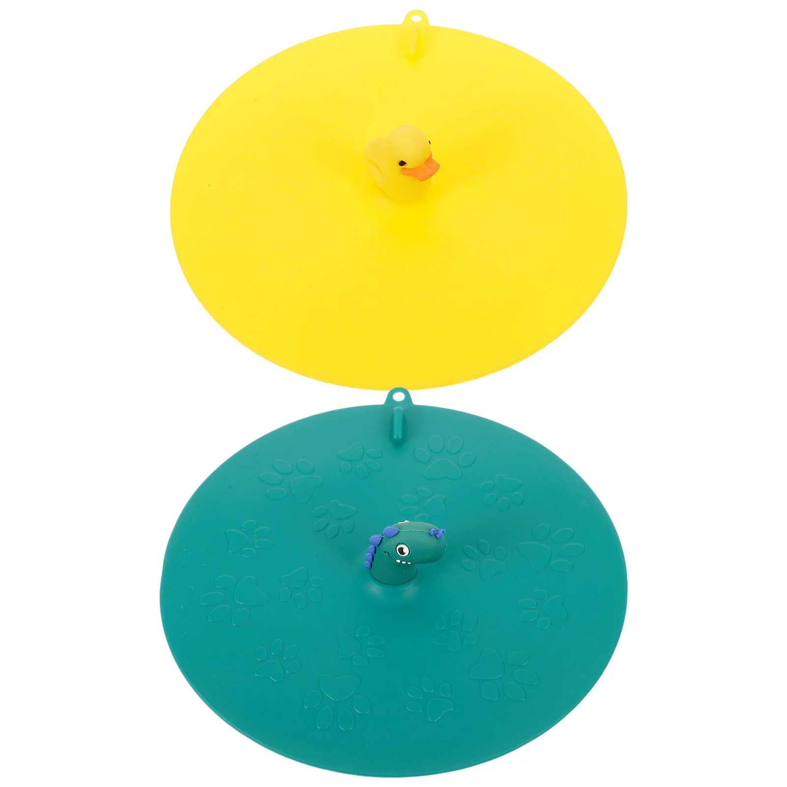 

2pcs Silicone Bathtub Stoppers Universal Tub Drain Plug Leak-Free Design Cartoon Style Bathroom Sink Stopper Durable Drain Cover