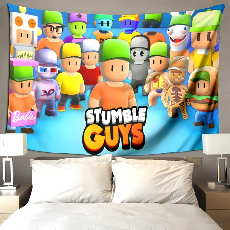 Stumble Guys game pattern blanket living room bedroom decoration children's room soft and comfortable baby blanket birthday gift