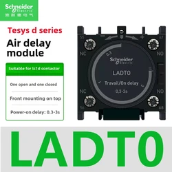 Schneider Contactor Air Delay Head Ladt0 T2 T4 Power-on Delay Module Contact R2 R0 R4 S2
