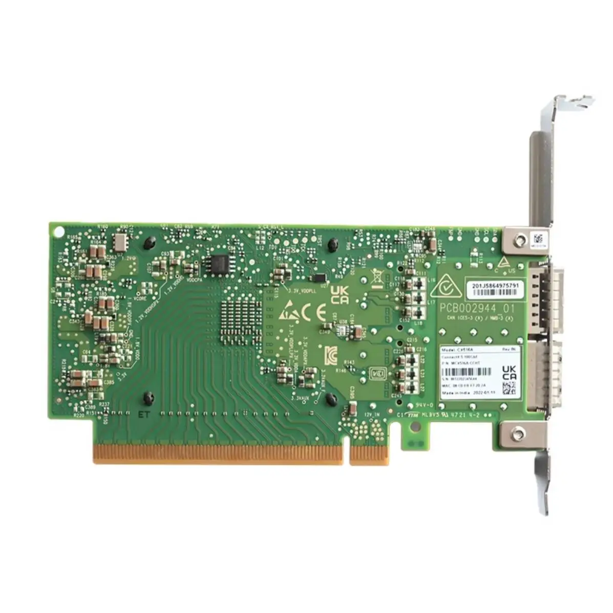 Network card for Mellanox MCX516A-CCHT ConnectX Network Card, 100GbE Dual-Port