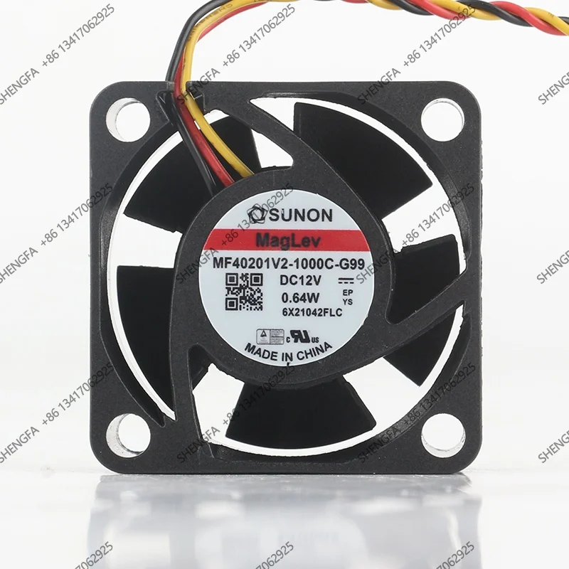 SUNON MF40201V2-1000C-G99 5V 24V 48V DC 12V 0.64W 4020 40X40X20MM  Maglev bearing Quiet switch inverter cooling fan