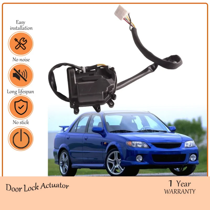 

Front Rear Left Right Door Lock Actuator Motor Compatible with 2000-2003 Mazda Protege,oem 759802,759803,DLA156,DLA166
