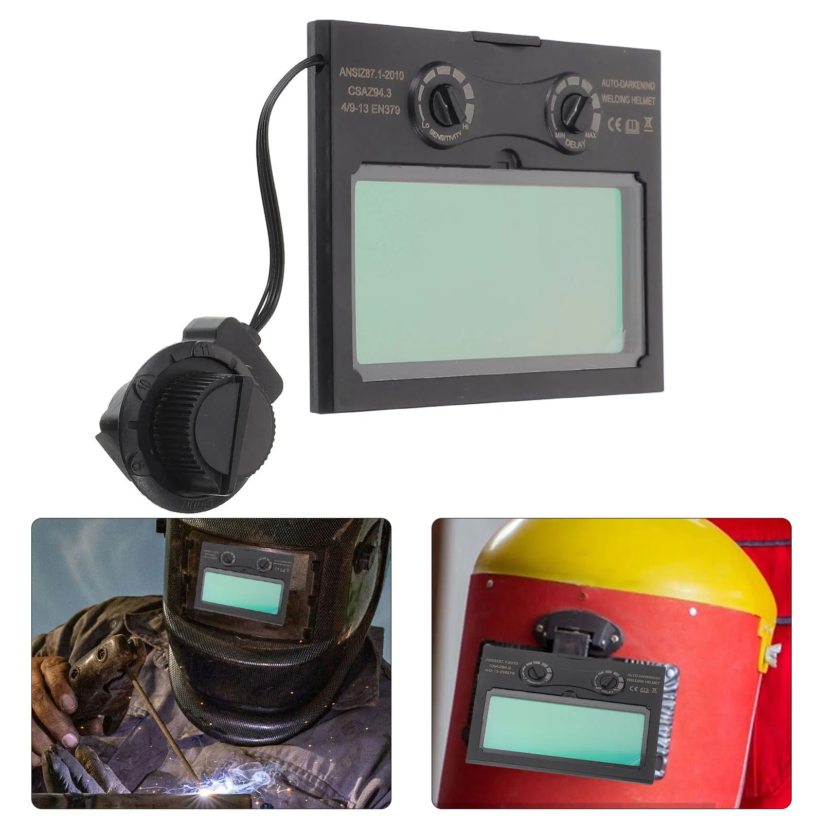 

Auto Dimming Solar Powered Lcd Accessory For Mig Tig Arc Adjustable Auto Darkening Lens Welding Supplies Welding