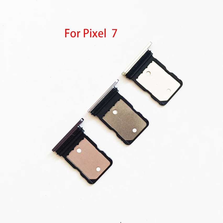 1Pcs SIM Card Slot Tray Holder For Google Pixel 4 4XL 4A 5G Pixel 5 6 Pro 7 Sim Reader Slot Socket Module Repair Replacement