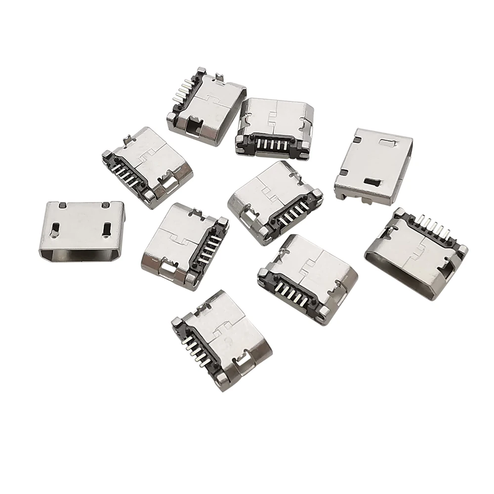Złącza Micro USB 5-pinowe żeńskie gniazdo jack SMD 5P Adapter gniazda ładowania danych MicroUSB do projektów naprawczych portów telefonicznych z systemem Android