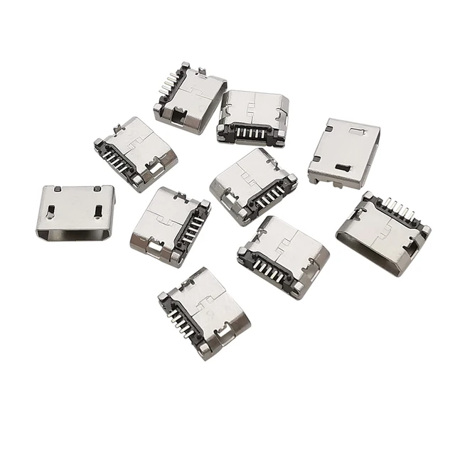 Złącza Micro USB 5-pinowe żeńskie gniazdo jack SMD 5P Adapter gniazda ładowania danych MicroUSB do projektów naprawczych portów telefonicznych z systemem Android