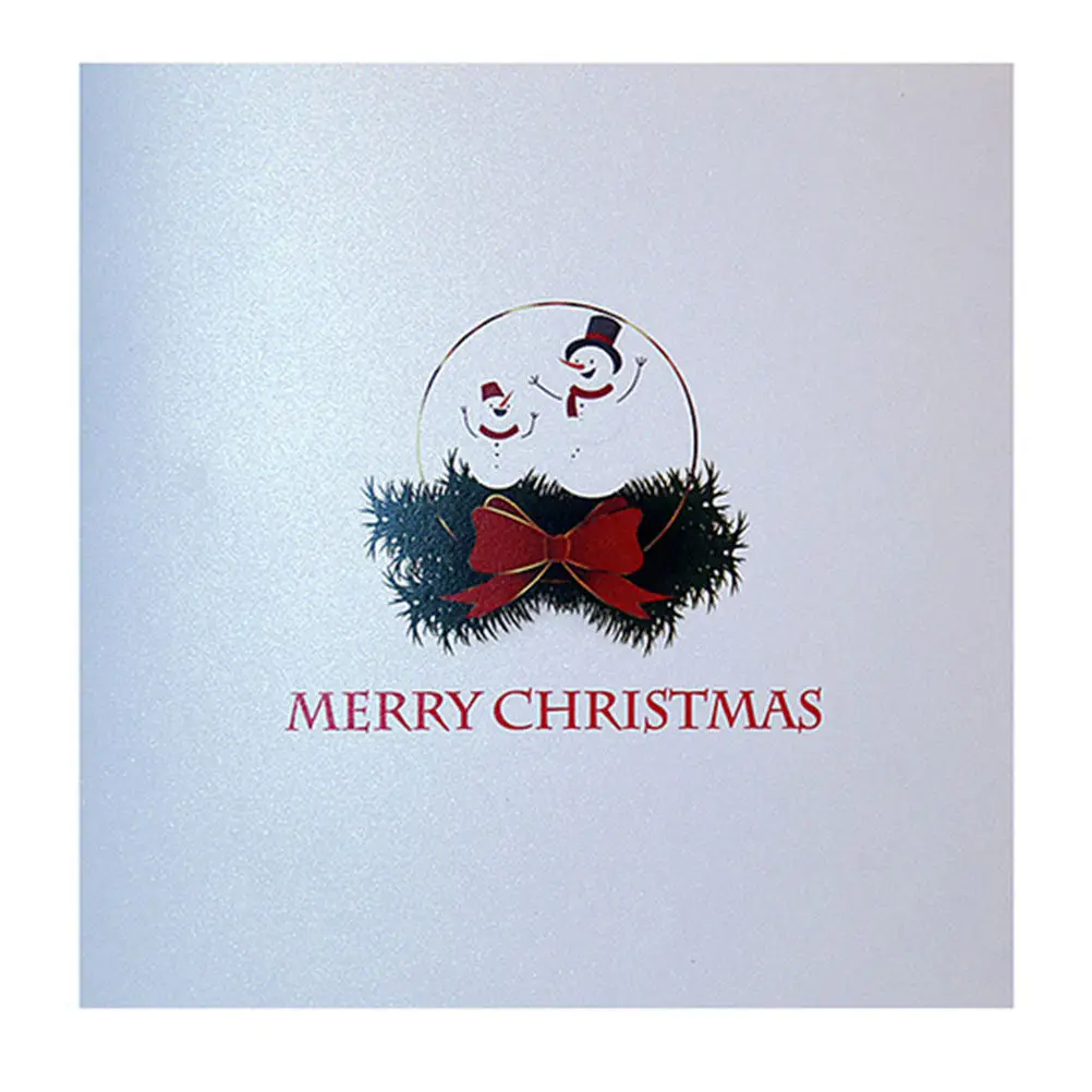 Christmas Reindeer Greeting Cards Set – 2pcs Premium Eco-Friendly Holiday Party Invitations & Wishes