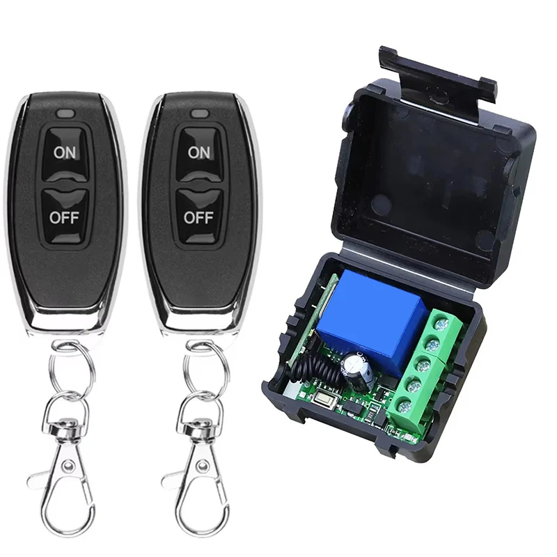 433Mhz Remote Control Wireless Switch DC 12V 2CH For Game Controller Replacement Accessories Easy Carry Design For Daily Work