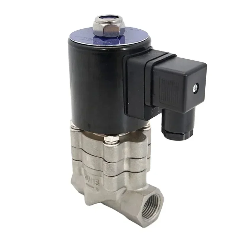

Cross-borderZ281 16bar Thread Stainless Steel 2 Way Water Gas Vapor Light Oil Solenoid Control Valve DC24v 12v AC220v