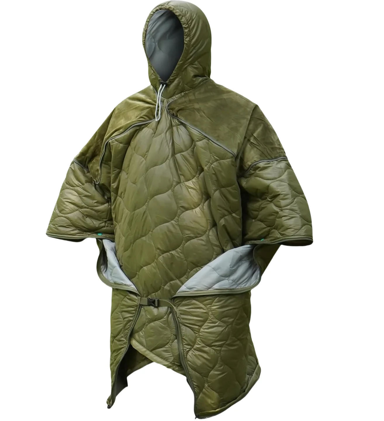 

Travel Bird Sleeping Bag Adult Wearable Blanket Insulated Poncho Hooded Nylon 4 Season Waterproof Windbreak Winter Camping