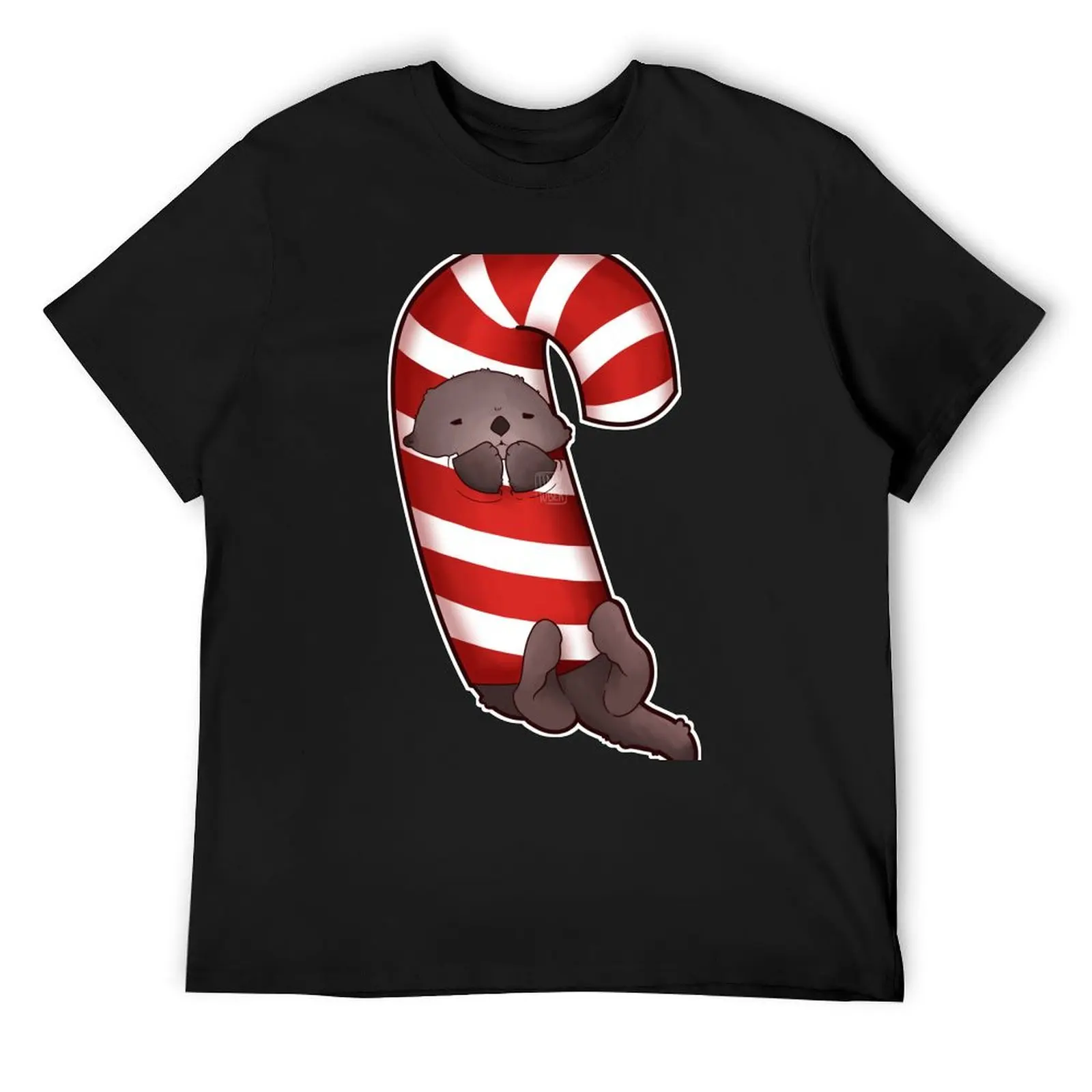 

Candy Cane Otter T-Shirt