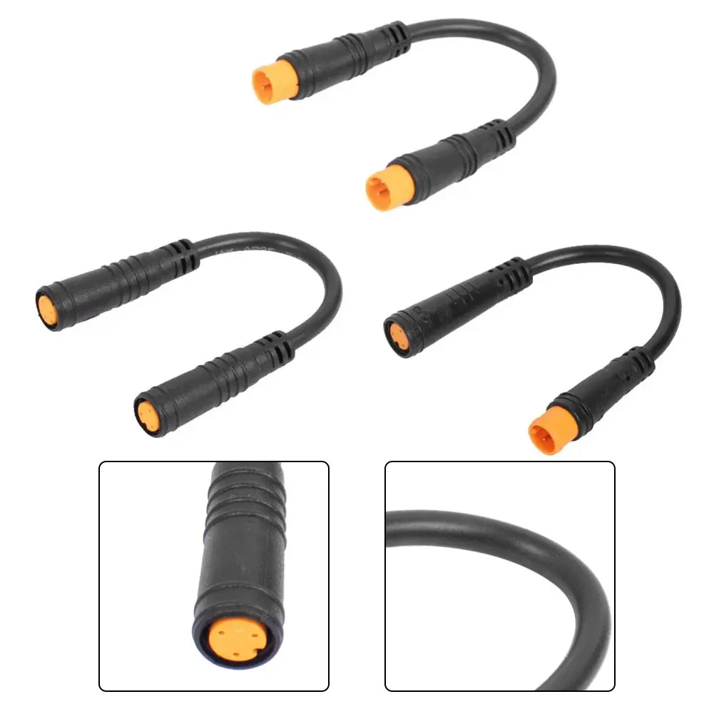 

Waterproof extension cable 3 pin male to female for electric bicycle throttle control made with ABS for reliable use