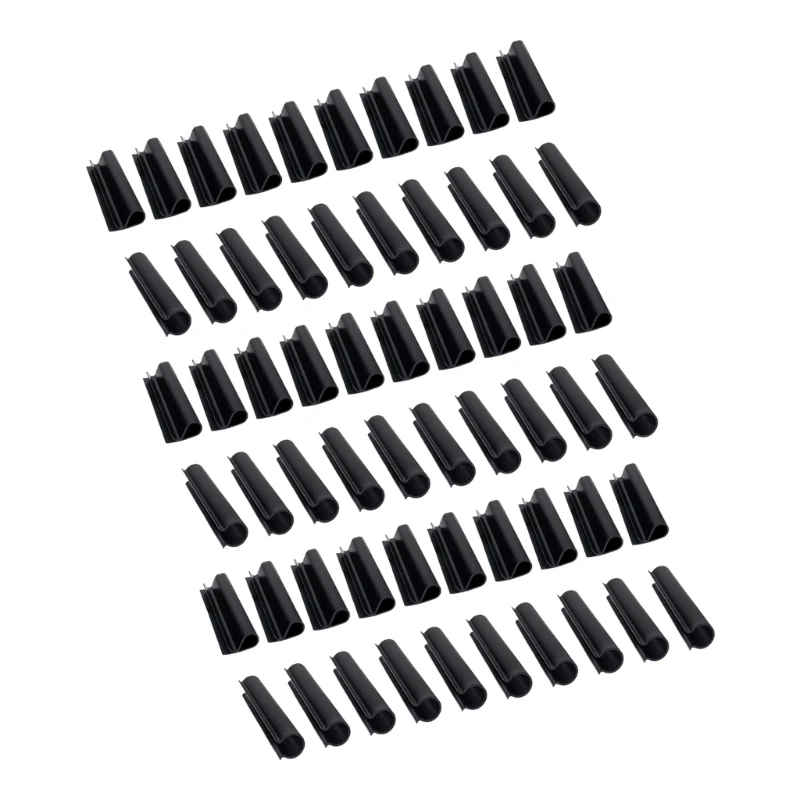 แคลมป์ฝาครอบสระว่ายน้ำฤดูหนาว 20 ส่วนตั้งแคลมป์ฉนวนรูปร่างคู่สำหรับสระน้ำกรอบโลหะแบบฝังพื้น ABS ถาวร