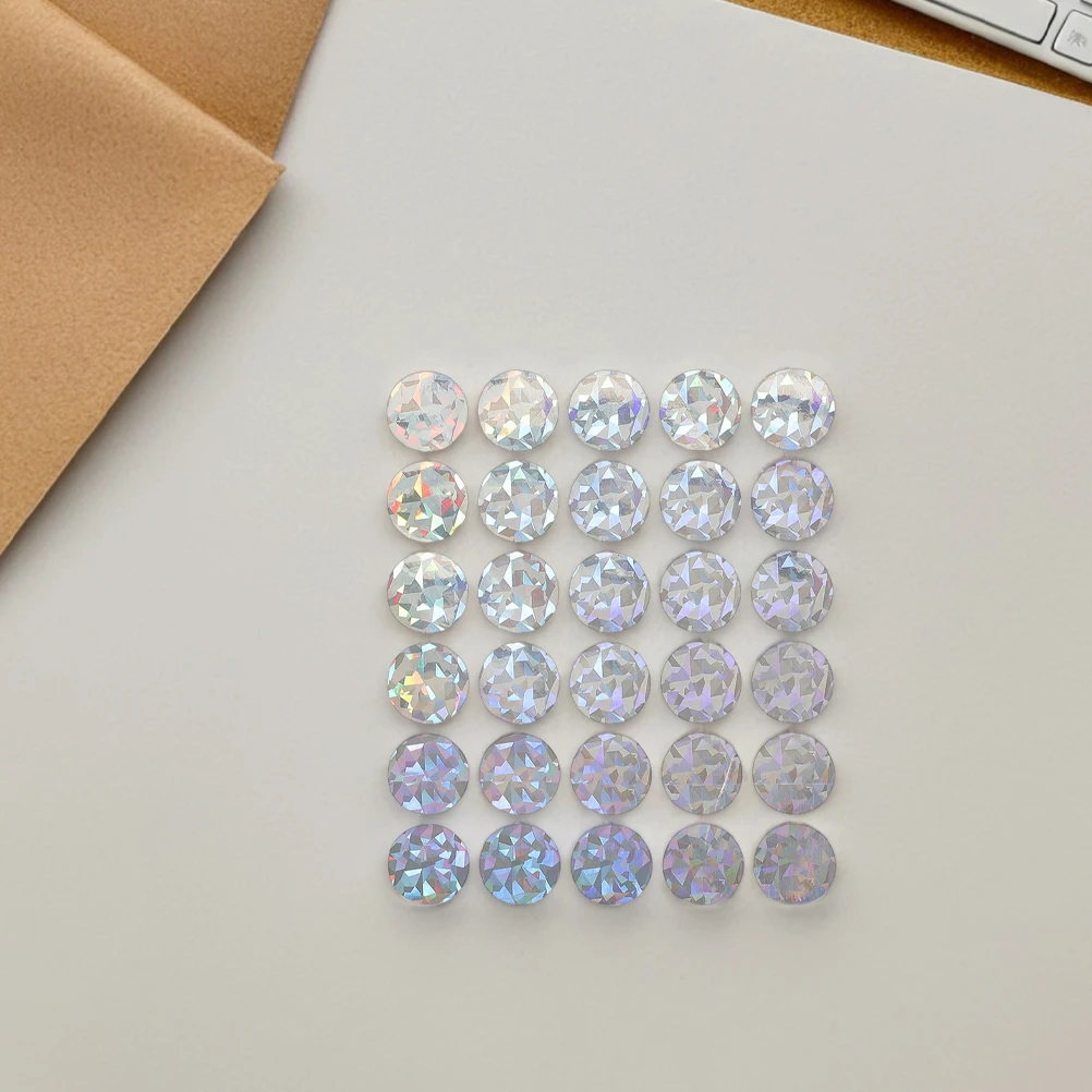 

10 Sheets Scratch Off Stickers Self Adhesive Winner Tickets Raffle Labels Round Prize DIY Rewards Creative Game Decorations