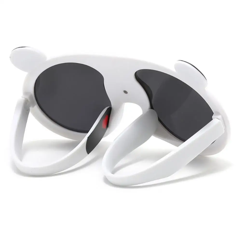 2022 Panda Glasses Ice Cool Boys And Girls Polarized Panda UV400 Sunglasses Cute Sunglasses Panda Silicone Eyewear With Bag