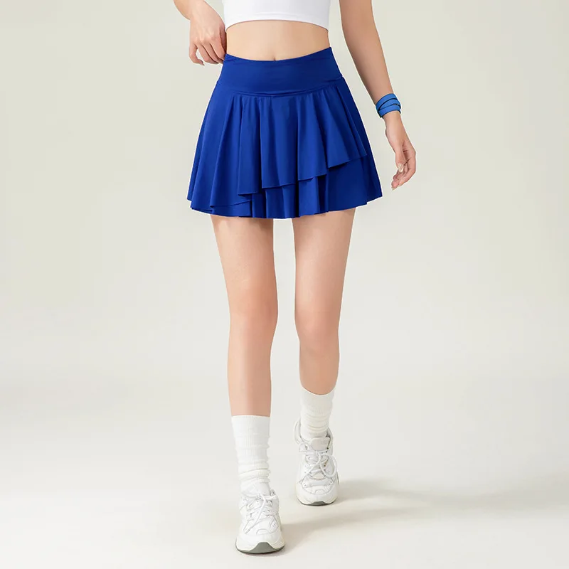

Women’s Dopamine Pleated Sport Skort High-Waist Tummy-Control Anti-Flash Tennis Skirt for Pilates Running Yoga