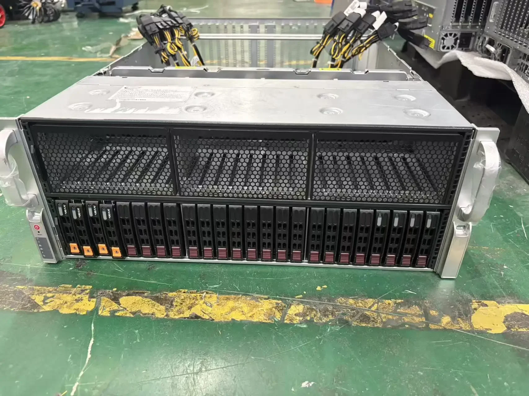 u sed Supermicro As-4124GS-TNR Support AMD EPYC 7002/7003 Processor PCIE4.0 4U GPU Server