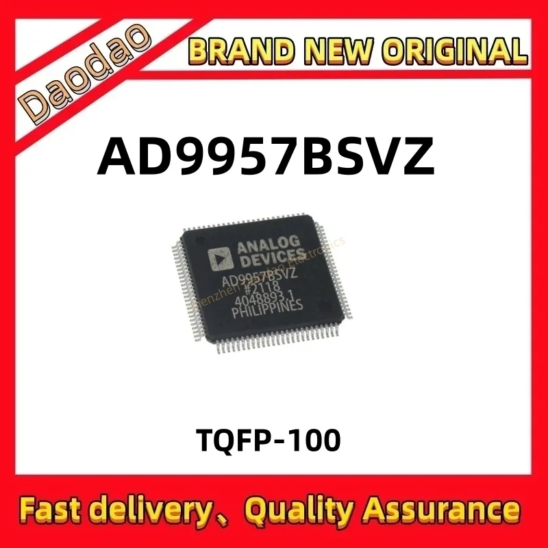 Quality Brand New AD9957BSVZ AD9957B AD9957 IC Chip TQFP-100 Digital Converter Direct Digital Synthesis (DDS) interface chip