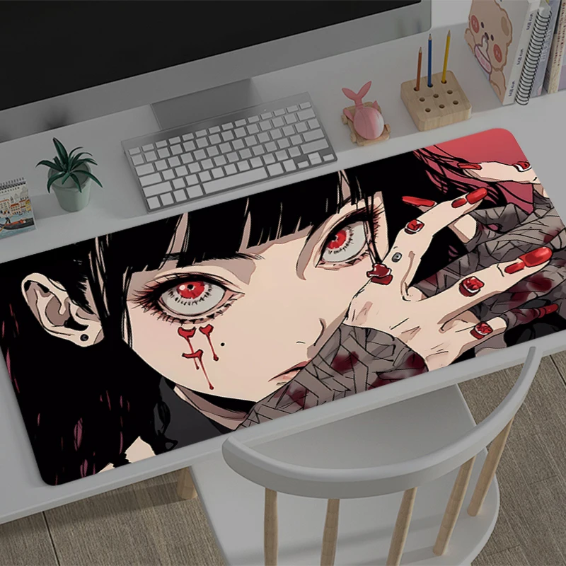 

Anime Girl Mouse Pad Large Computer Office Game Table Mats Rubber anti-slip Gaming Keyboard coaster Long Desk Pads game Mousepad