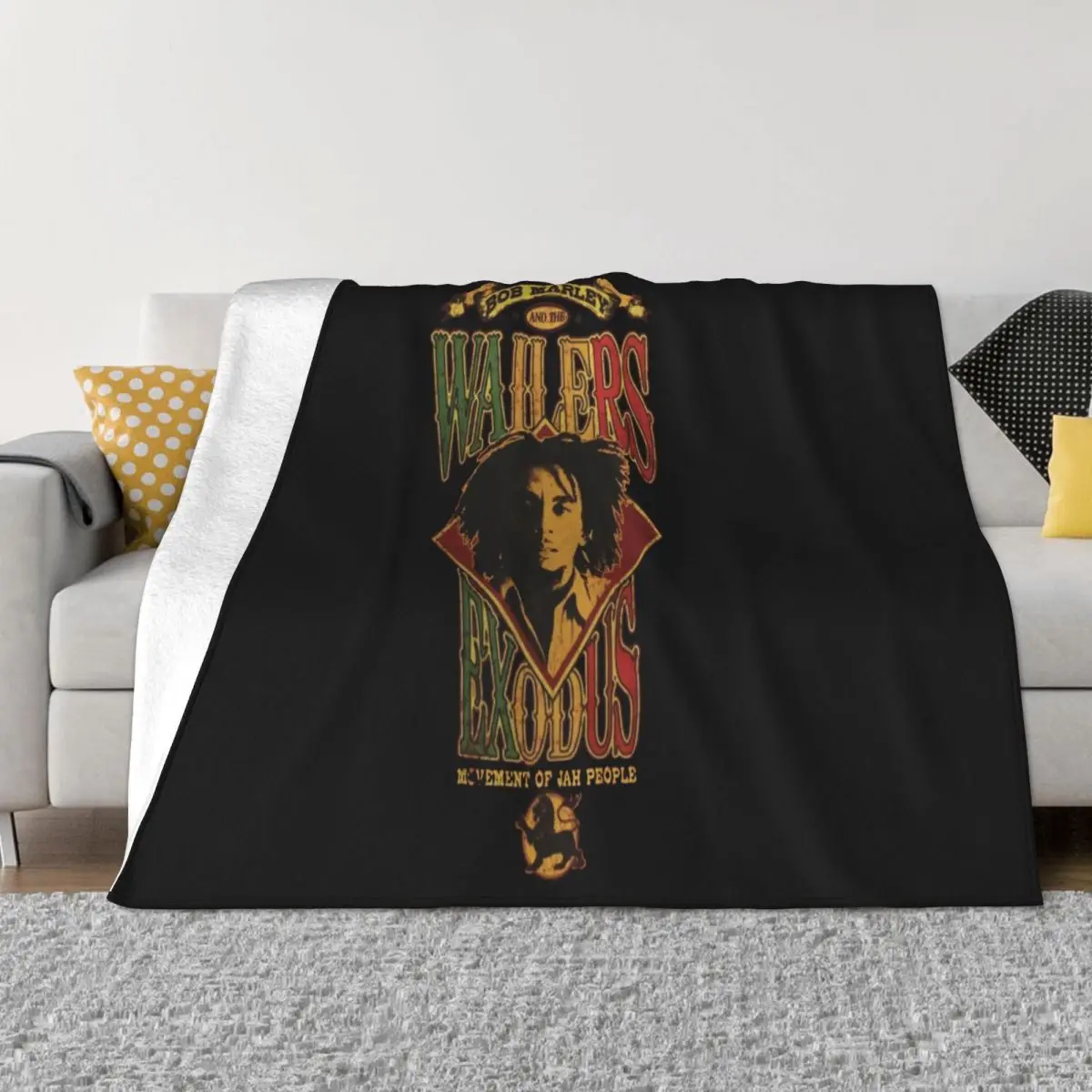 Bob Marley Exodus Symbol T Women Animal Cool Casual Fitness Pride Brand Style Cute Low Price Pattern Men Throw Blanket