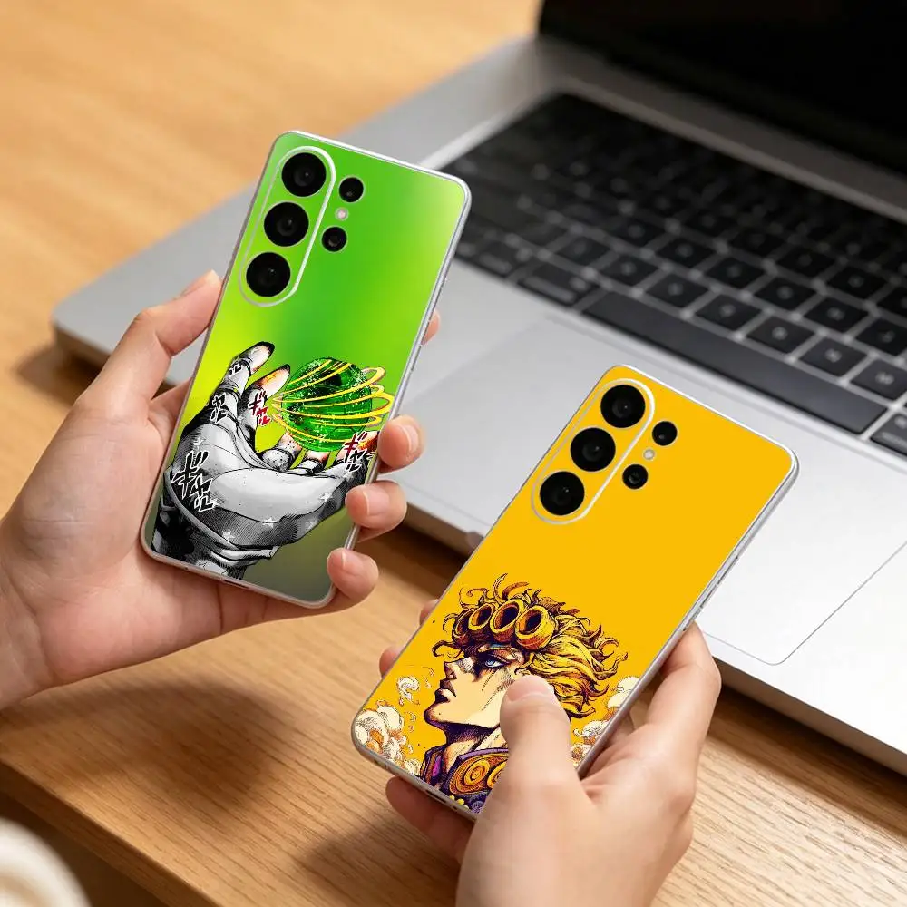 unique Bizarre Adventure Anime J-JoJos  Transparent phone Case For Samsung S25,24,21,22,21,20,10,S9Ultra,Plus,Fe,Lite
