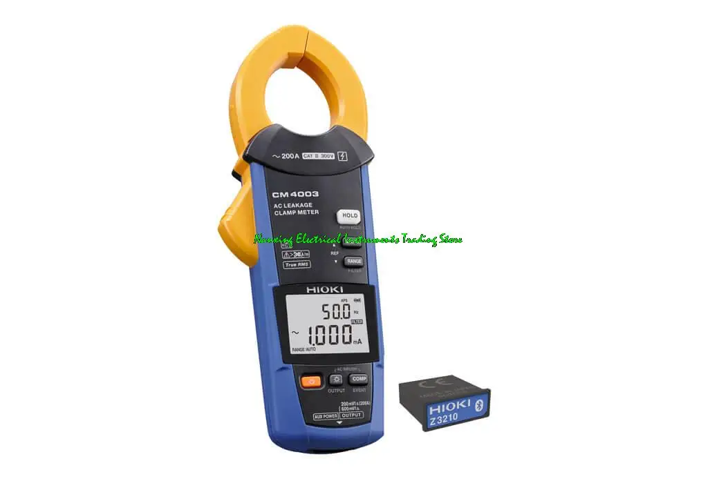 HIOKI CM4002/CM4003 AC LEAKAGE CLAMP METER  from 0.60 mA to 200 A optional Z3210 Wireless Adapter