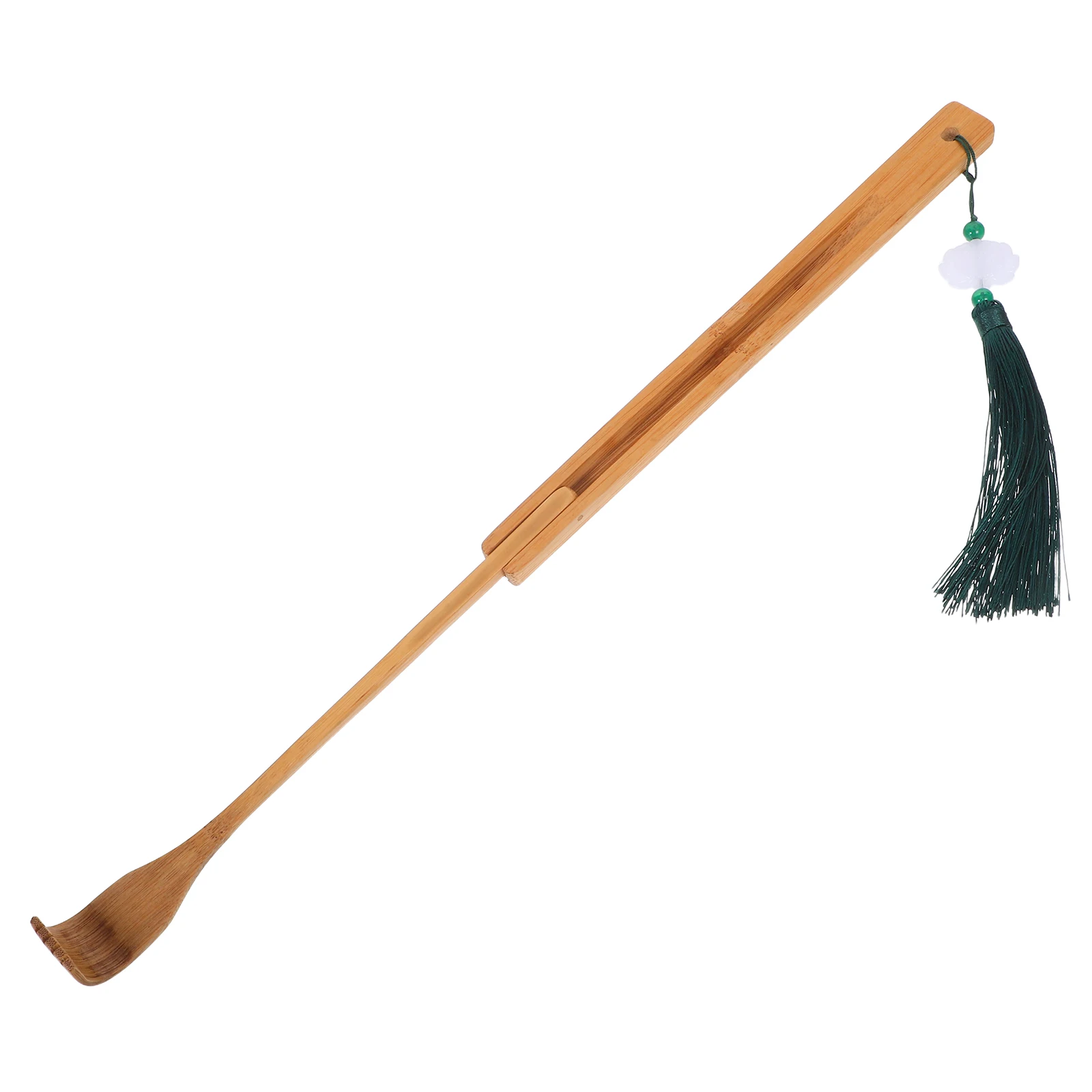 

Бамбуковый скребок для спины, складной экологически чистый ретро-подвеска, прочный, с ароматом природы, массажная палочка для путешествий, размер