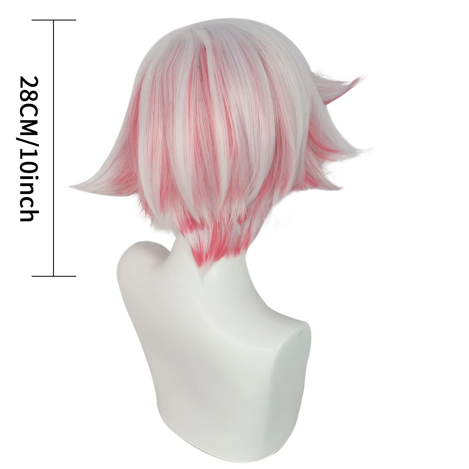 Anime Angel Cosplay Dust Costume Wigs Short Heat Resistant Synthetic Hair Halloween Party Role Play Carnival Props