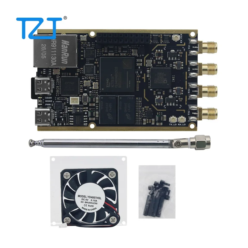 TZT Professional Version 70MHz-6GHz XA7Z020+AD9361 SDR Development Board with Power Amplifier for Pluto SDR